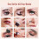 (silver) 16 Pcs Travel Makeup Brush Set 5