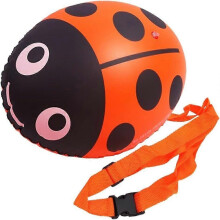 Gut sichtbare Schwimmboje, sicherer Schwimmkörper zum Schwimmen im offenen Wasser, für Triathleten, Schnorcheln, sicheres Schwimmtraining, Orange