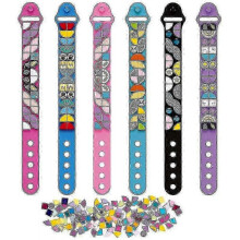 Dots Bracelets 6pcs, Kids Building Blocks Bracelets, Dots Construction Toys Kit for Birthday Carnival Gift