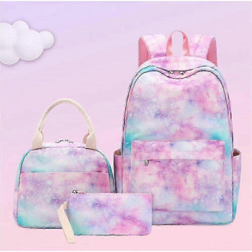 School Backpack Set for Boys & Girls - 3 Pack, Pink 2