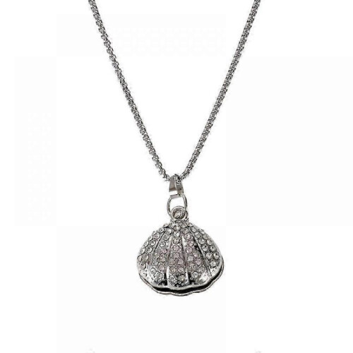 Shell Pearl Pendant Necklace