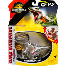 Jurassic World Rebirth Dino Rampage Velociraptor, super dehnbar und squishy
