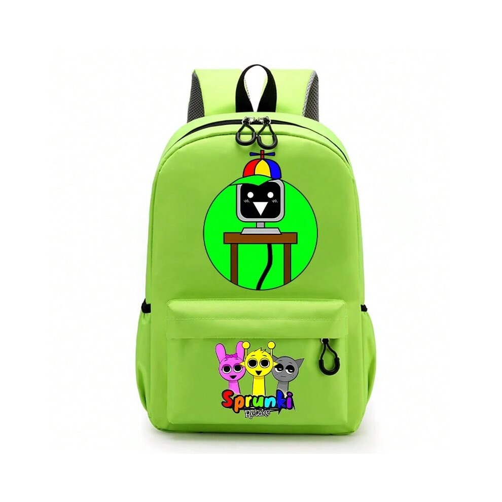 (JZHZ122X-JZHZ18S, small 40X26X12cm) New Sprunki Child Backpack Anime Cartoon Printed Kids Backpacks Boys Anime Schoolbag Children School Supplies Bir-image-OPC-PHK2KCV-NEW