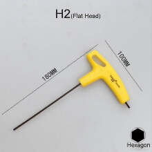 (H2 short) Extra Long Arm T-handle Hex Key Wrench 400mm Flat/ball Head Hex Socket Screwdriver Double-end Allen Keys Wrench For Repair Car