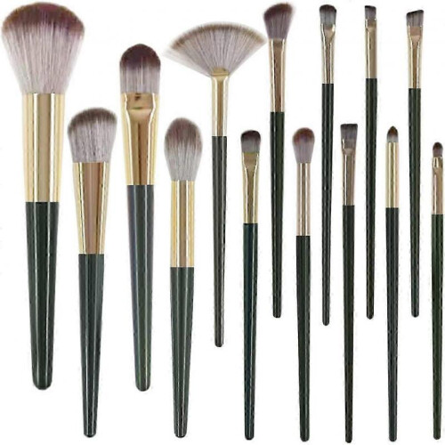 Professional 14-Piece Makeup Brush Set by Zhiye