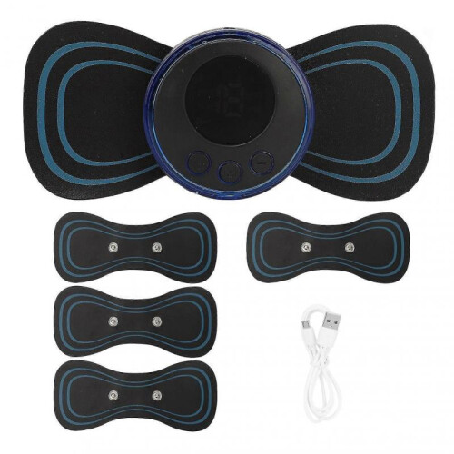 USB Electric Cervical Massage Pad 8 Modes 19 Gears for Neck Back Spine