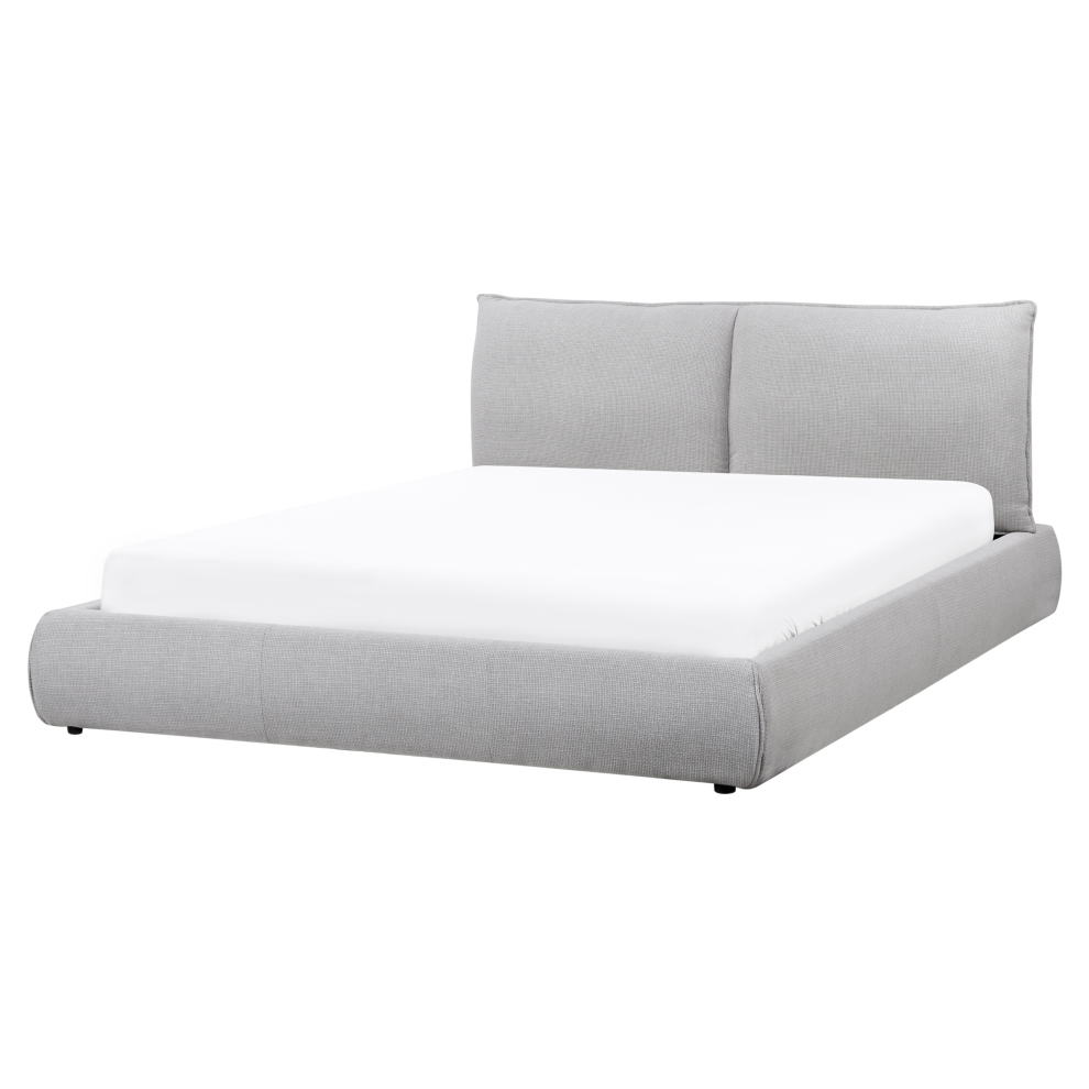 Bed Fabric VINAY 160 x 200 cm (EU King Size) Light Grey