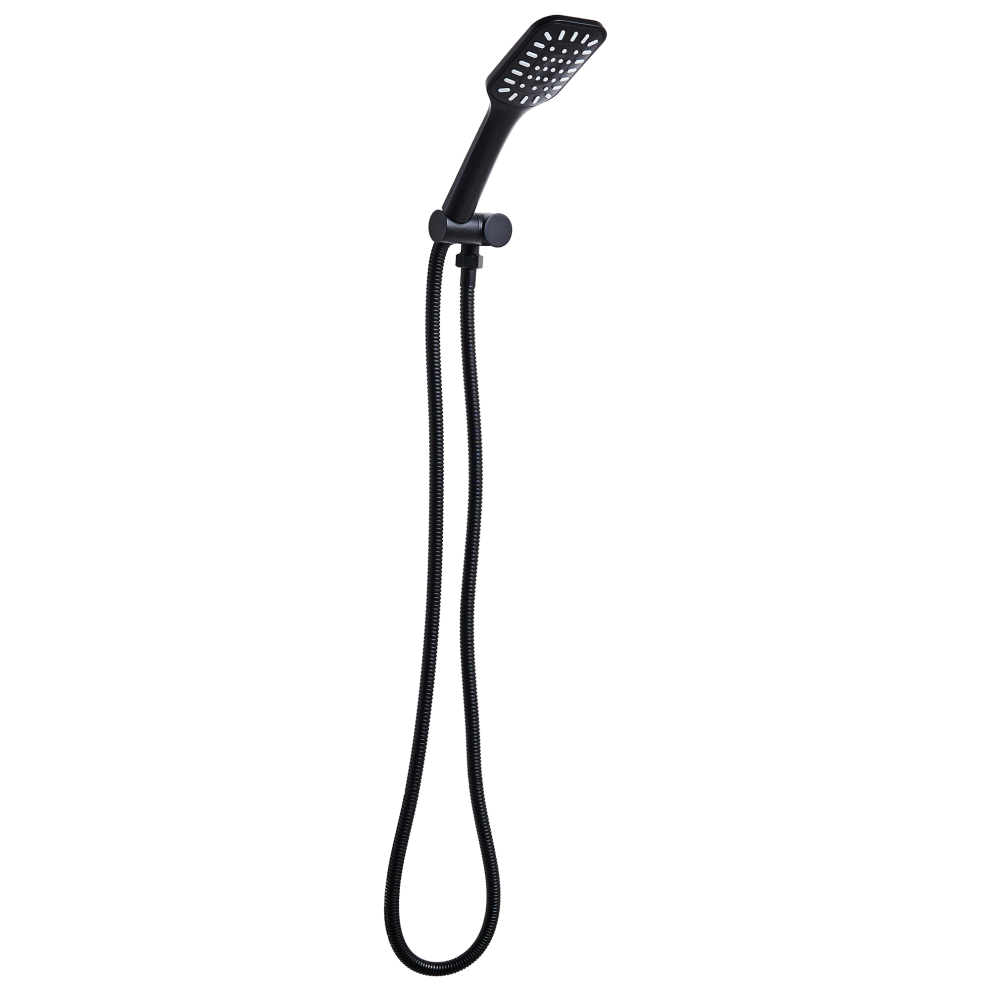 Shower Head and Hose Kit AMAJA Black