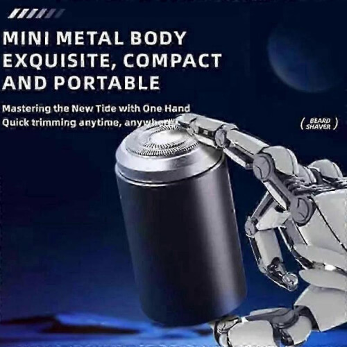 (Silver)con Mini Electric Shaver,Mini Portable Electric Shaver 2