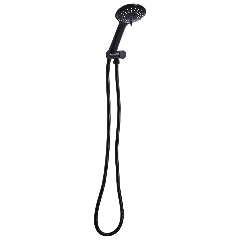 Shower Head and Hose Kit TUMPLE Black