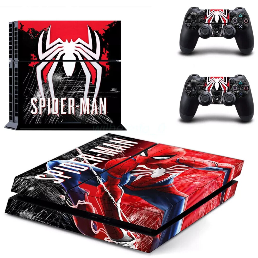 (Gytm1659) For Ps4 Console Controller Supre Hero Iron Spider-Man Skins Decal Stickers 6963793683680
