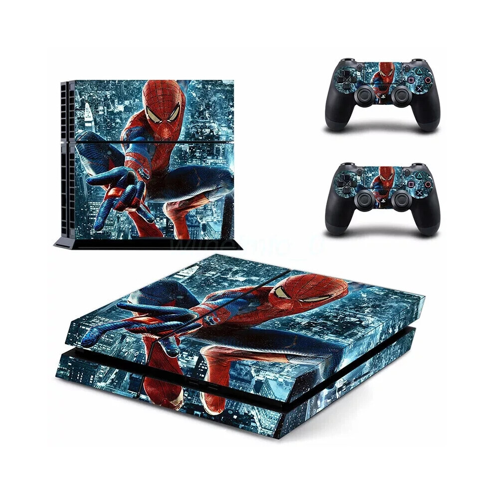 (Dptm0280) For Ps4 Console Controller Supre Hero Iron Spider-Man Skins Decal Stickers 6963793683314