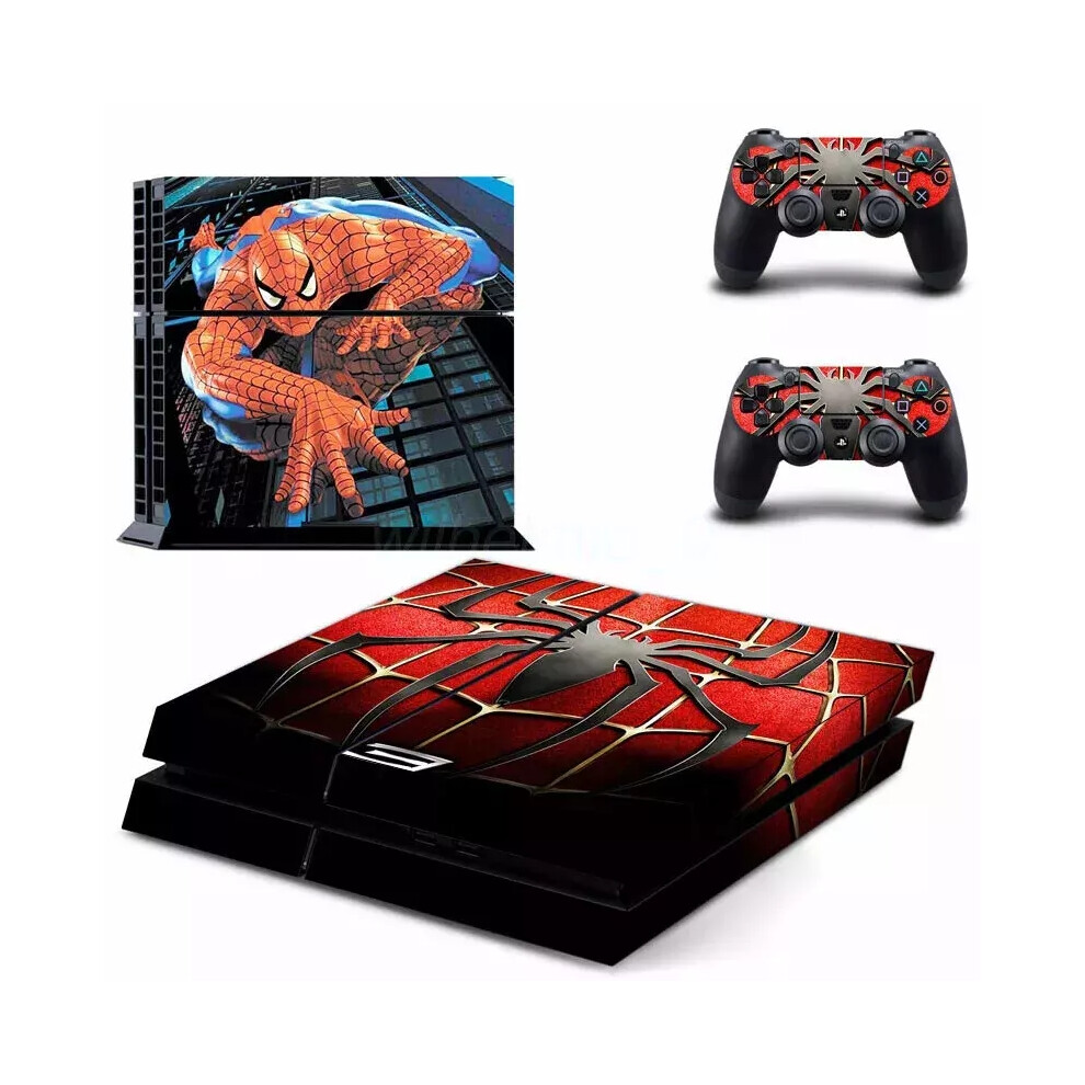 (Gctm0099) For Ps4 Console Controller Supre Hero Iron Spider-Man Skins Decal Stickers 6963793683598