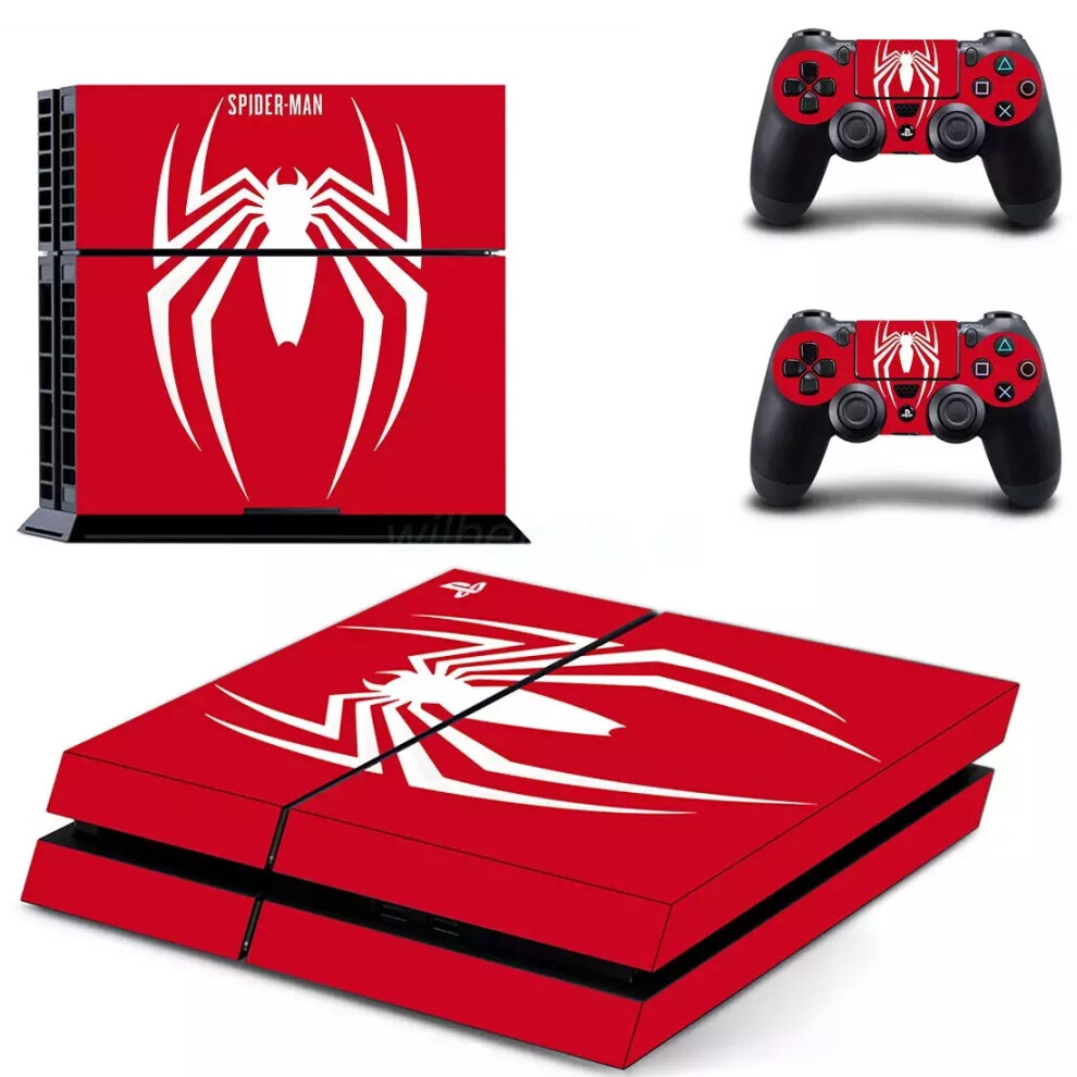(Dptm2948) For Ps4 Console Controller Supre Hero Iron Spider-Man Skins Decal Stickers 6963793683543