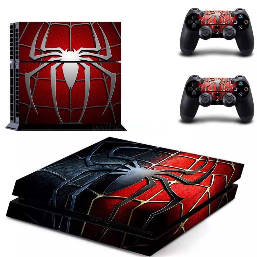(Dptm0599) For Ps4 Console Controller Supre Hero Iron Spider-Man Skins Decal Stickers 6963793683321