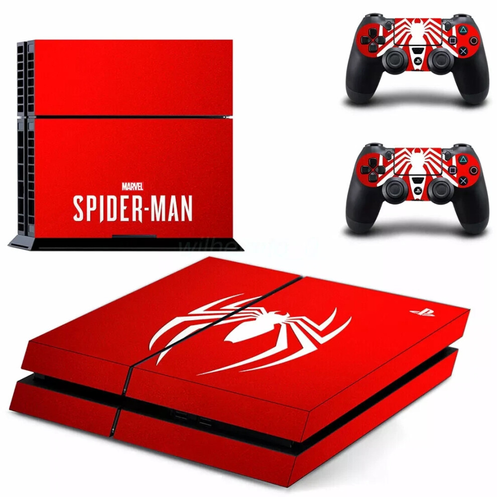 (Gytm1977) For Ps4 Console Controller Supre Hero Iron Spider-Man Skins Decal Stickers 6963793683703