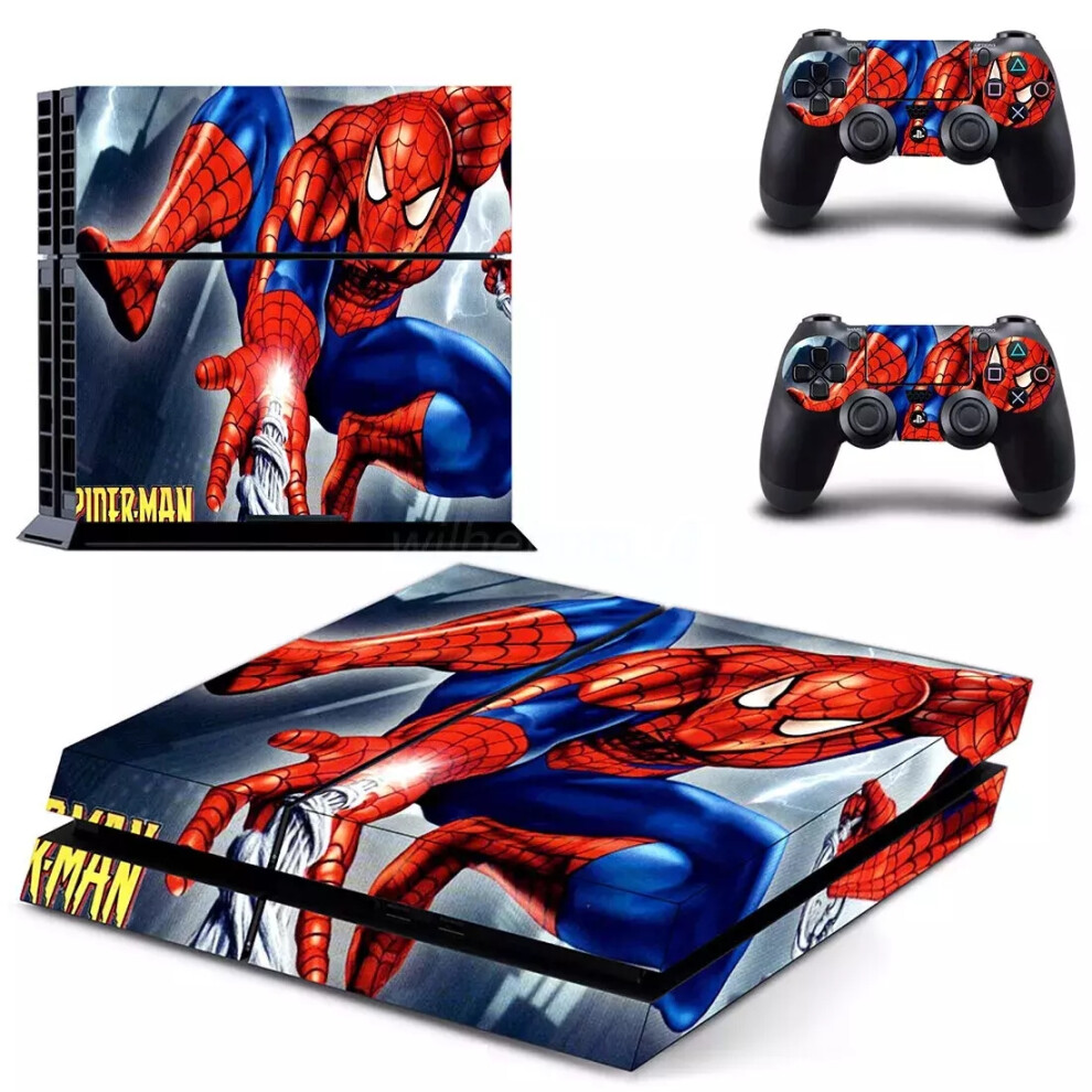 (Dptm2751) For Ps4 Console Controller Supre Hero Iron Spider-Man Skins Decal Stickers 6963793683505