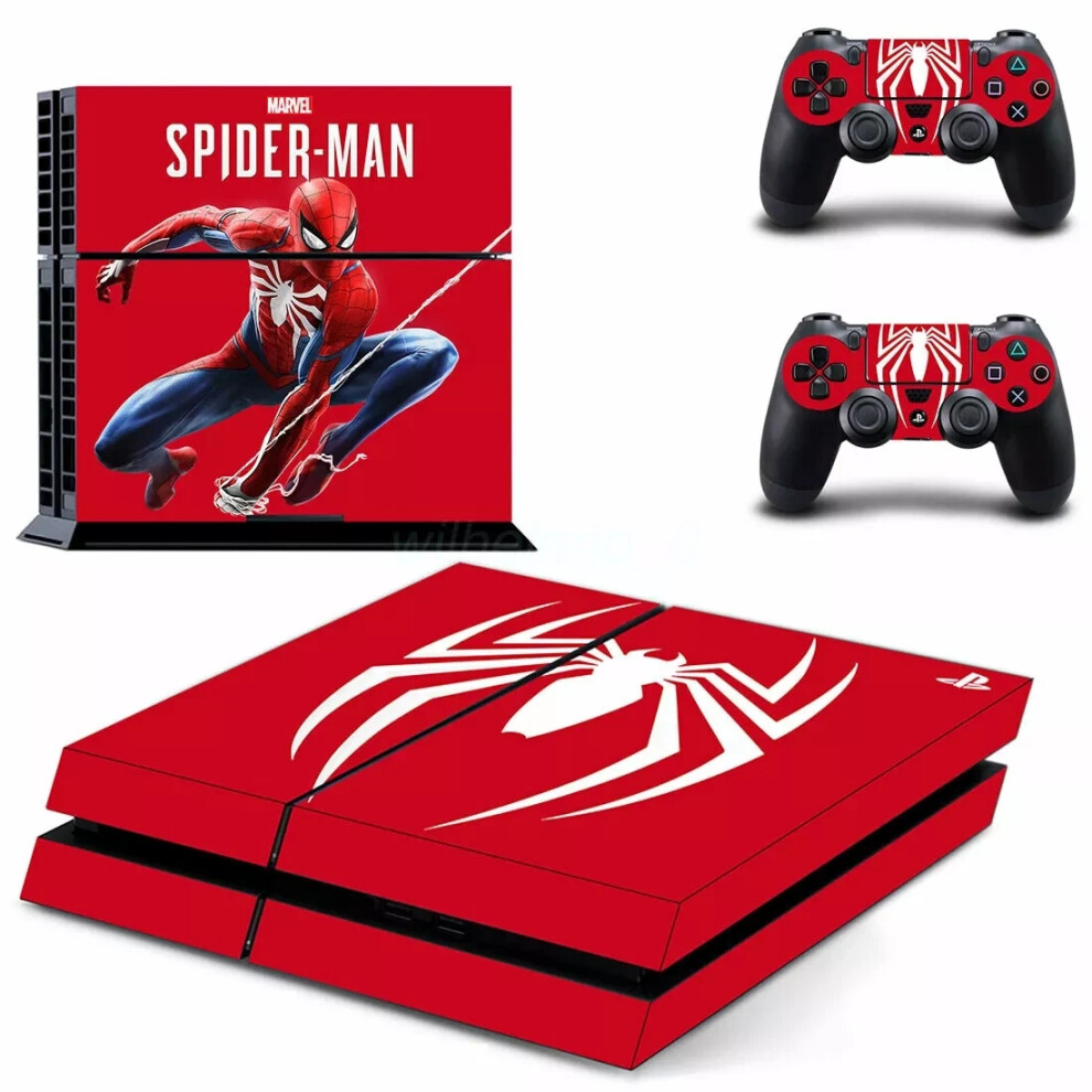(Gytm2579) For Ps4 Console Controller Supre Hero Iron Spider-Man Skins Decal Stickers 6963793683710
