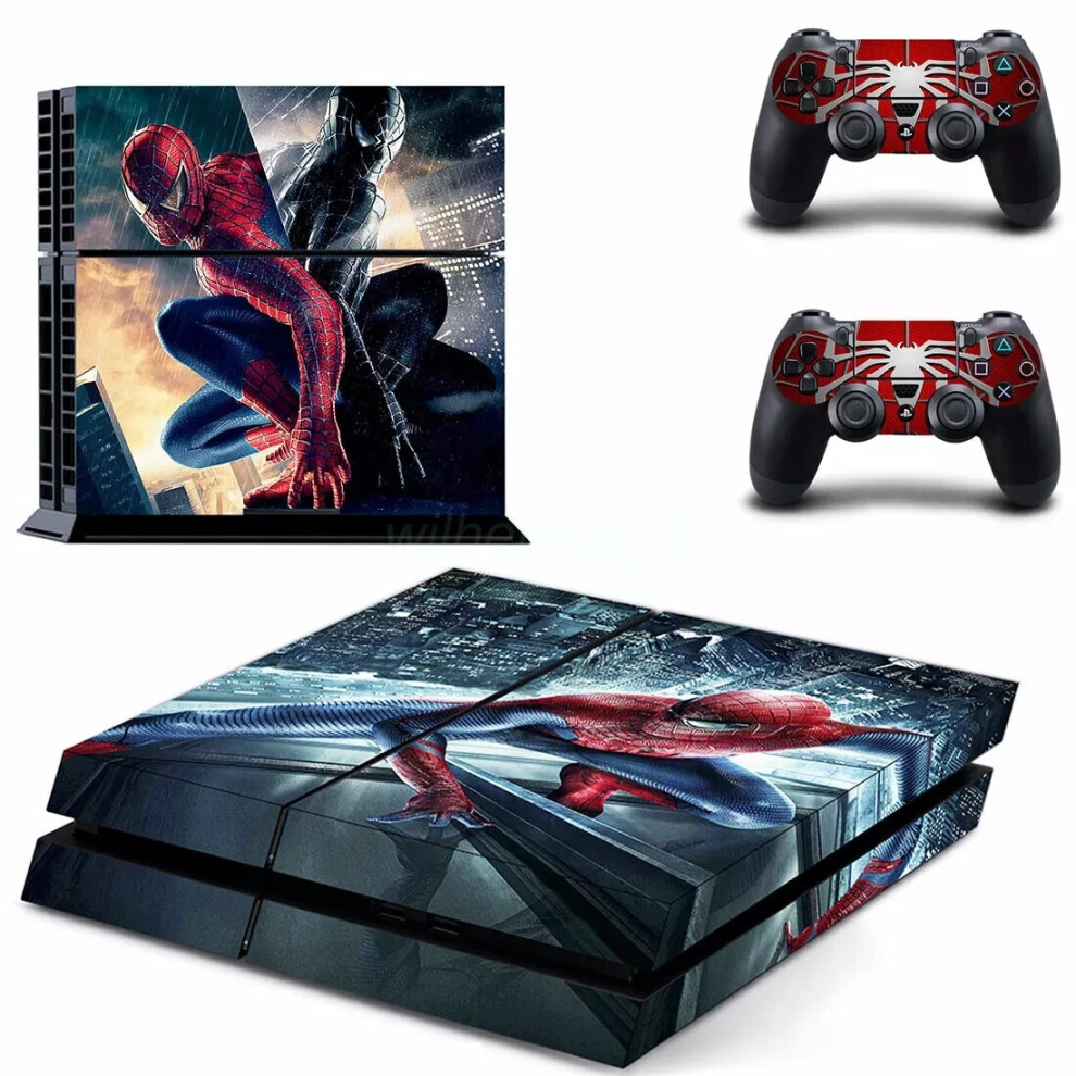 (Dptm3065) For Ps4 Console Controller Supre Hero Iron Spider-Man Skins Decal Stickers 6963793683567