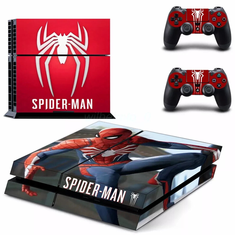(Gytm1603) For Ps4 Console Controller Supre Hero Iron Spider-Man Skins Decal Stickers 6963793683666