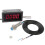 AC 220V 4 Digital LED RED Tachometer RPM Speed Meter+Hall Proximity Switch Sensor NPN 1