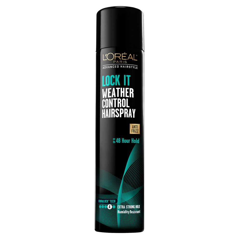 L'Or?al Paris Advanced Hairstyle LOCK IT Weather Control Hairspray  8.25 oz. (Packaging May Vary)