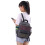 MAY TREE Mini Mesh Backpack  See Through Mesh Backpack Small for Commu 6