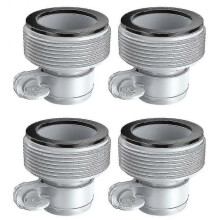 4pcs for Intex 29061e Type B Intex Pool Clamp On Fittings Intex Hose Adapter Converter Pool Accessory 1.25in To 1.5in Pump Parts