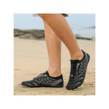 (EUR42, Black) Summer Thin Quick Drying Five Toe Barefoot Beach Shoes Suitable For Hiking Climbing Surfing Rafting Fishing For Men And Women