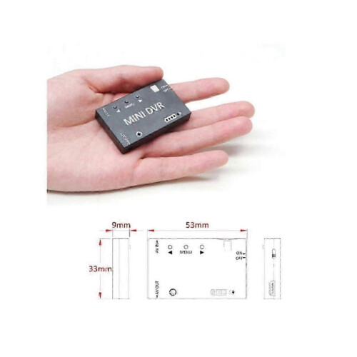 FPV Recorder Mini FPV DVR Module NTSC/PAL Switchable Built-in Battery Video Audio FPV Recorder for 2