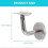 5 Pcs Shelving Brackets Wall Mounted Handrail Bannister Rail Brackets Stair Railing Brackets 2