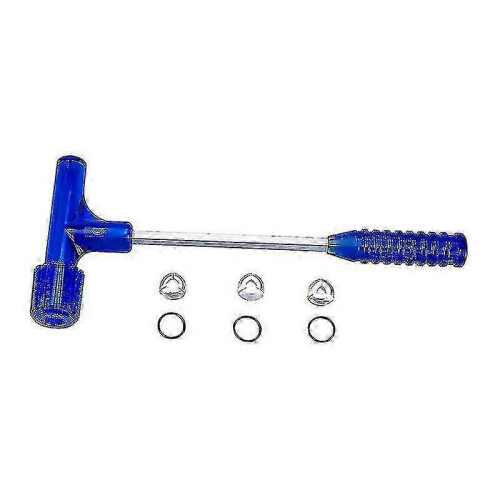 (Blue) Bullet Puller Hammer With 3 Connectors For 0.17 To 50 Cal