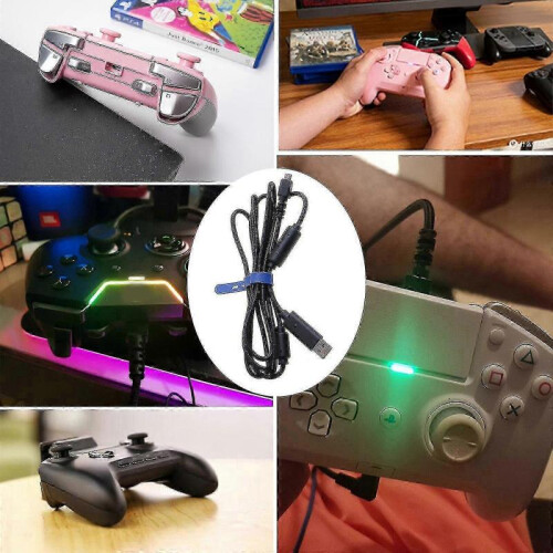 1.9m Detachable Usb Cable Nylon Braid Line Replacement Wire for Razer Wolverine Xbox One Gaming Controller Repair Part Accessory(hy) 1