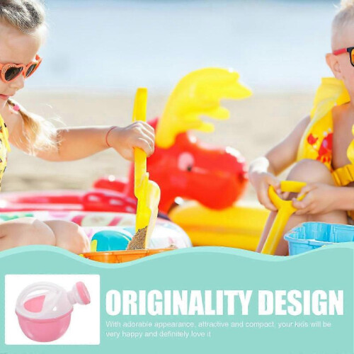 6 pcs Kids Plastic Watering Can Set - Small Beach Toy Watering Cans 2