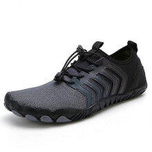 (45, Black) Men Women Quick Dry Water Shoes for Swimming Surfing Beach Pool