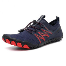 (41, Dark Blue Red) Men Women Quick Dry Water Shoes for Swimming Surfing Beach Pool