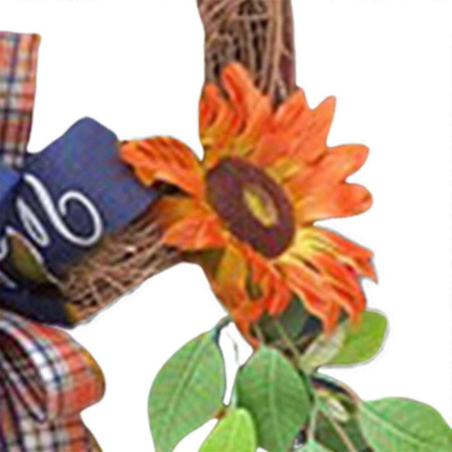 Autumn Wreath Artificial Flower Wreath for Celebration Window Thanksgiving 2