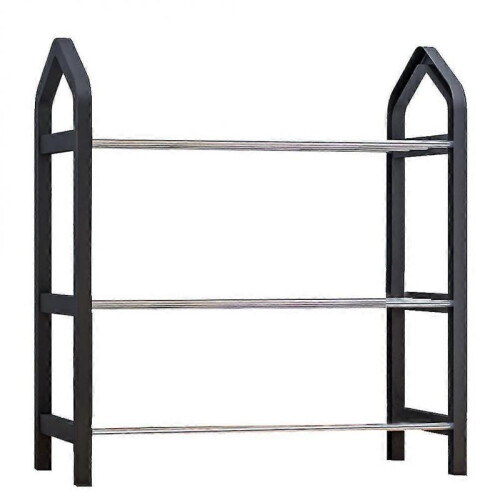 3 Tier Foldable Shoe Rack Organizer Storage Boot Box