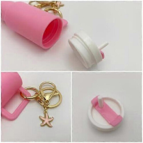 9.5x5x3cm  Mini Cup Keychain, 2 Pack Personalized Cute Tumbler Keychain 2