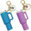 9.5x5x3cm  Mini Cup Keychain, 2 Pack Personalized Cute Tumbler Keychain 1