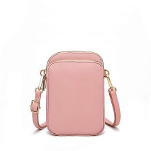 Dww-Un sac bandoulire rose pour tlphone portable, petit sac bandoulire pour femme, tui pour tlphone portable