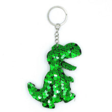 Dww-(Ensemble de 5) Porte-cls dinosaures pour enfants, porte-cls pour filles, porte-cls paillettes colores, porte-cls paillettes, accessoires de sac
