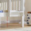 Home Discount (White) Milan Bunk Bed High Sleeper Ladder Solid Wood Pine 6