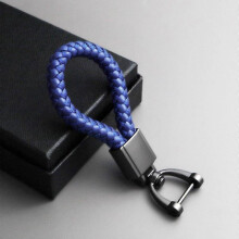 Dww-Lot de 5 (couleur de l'image) porte-cls en cuir tress avec anneau en alliage de zinc et tournevis, hommes femmes porte-cls de voiture pour cls de