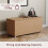 Vida Designs (Pine) Leon Room Storage Ottoman Wood Bench Stool 7