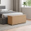 Vida Designs (Pine) Leon Room Storage Ottoman Wood Bench Stool 3