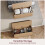 Vida Designs (Pine) Leon Room Storage Ottoman Wood Bench Stool 5