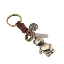 Dww-Porte-cls ours en mtal 1 pice Petit cadeau mignon pour les enfants et les femmes vintage