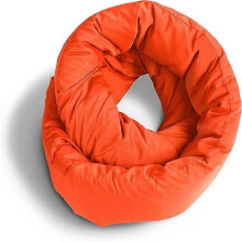 (orange) Infinity Pillow - Design Power Nap Pillow, Travel and Neck Pillow (Navy)
