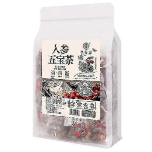 (1Bolsa 50Pcs) Ginseng Five Treasure Tea Herbal Tea 250g 1